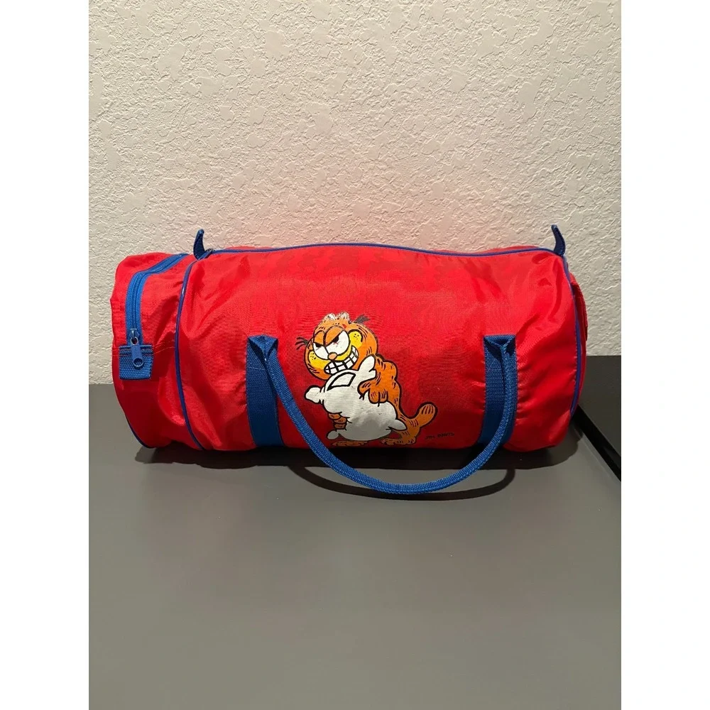 Vintage 1978 Garfield Sleeping Bag and Overnight‎ Bag Set